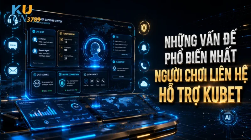 Những Vấn Đề Phổ Biến Nhất Người Chơi Liên Hệ Hỗ Trợ Ku bet